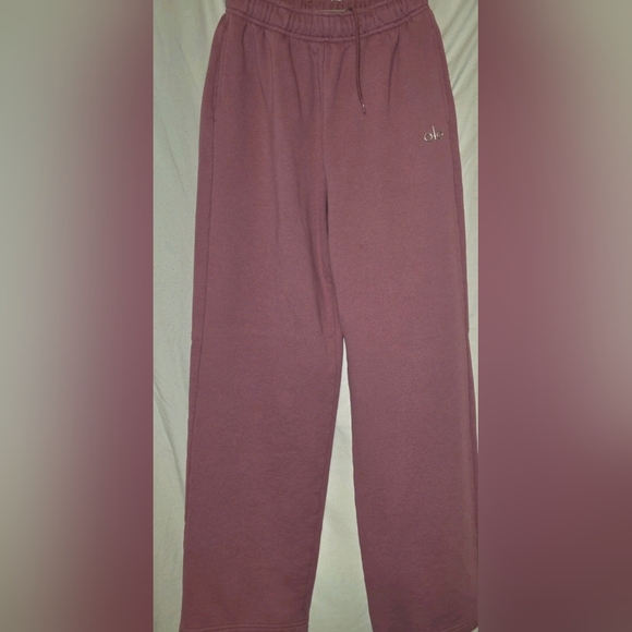 ALO Yoga Matching Set Mulberry,hoodie And Sweatpants - Picture 3 of 8